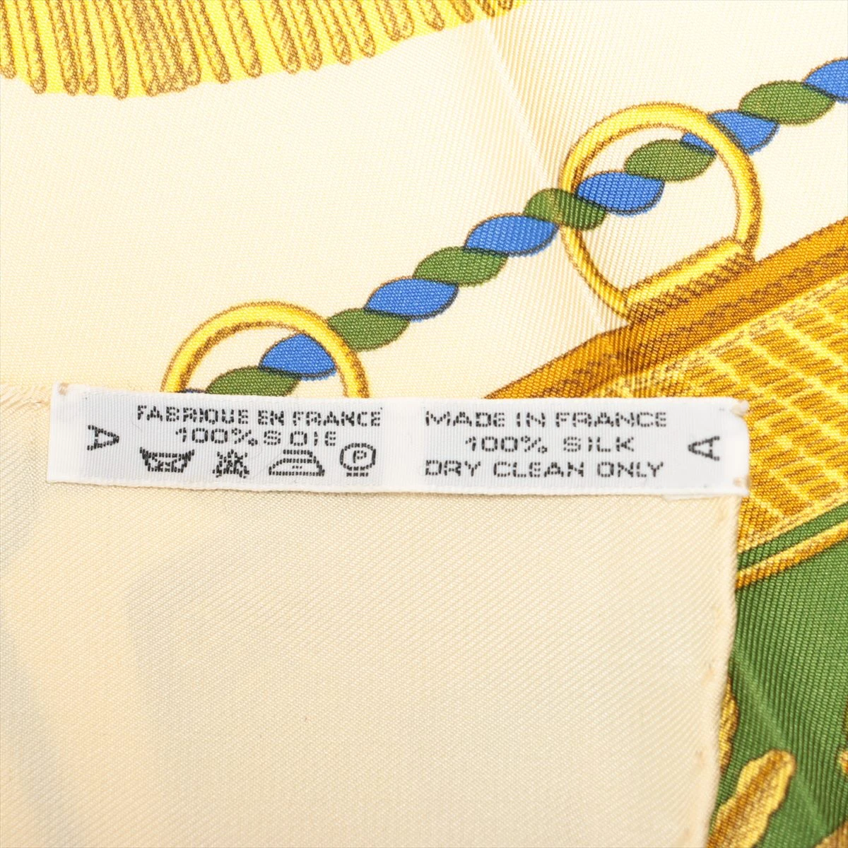 エルメス カレ90 Poste et Cavalerie サーベル飾袋 スカーフ シルク