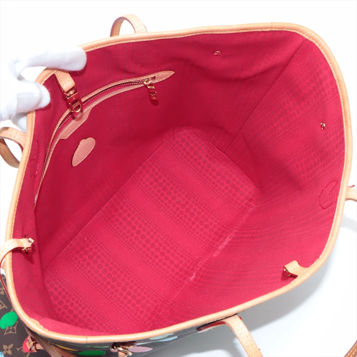 ヴィトン×草間彌生 モノグラム ネヴァーフルMM M46381 ブラウン RFID