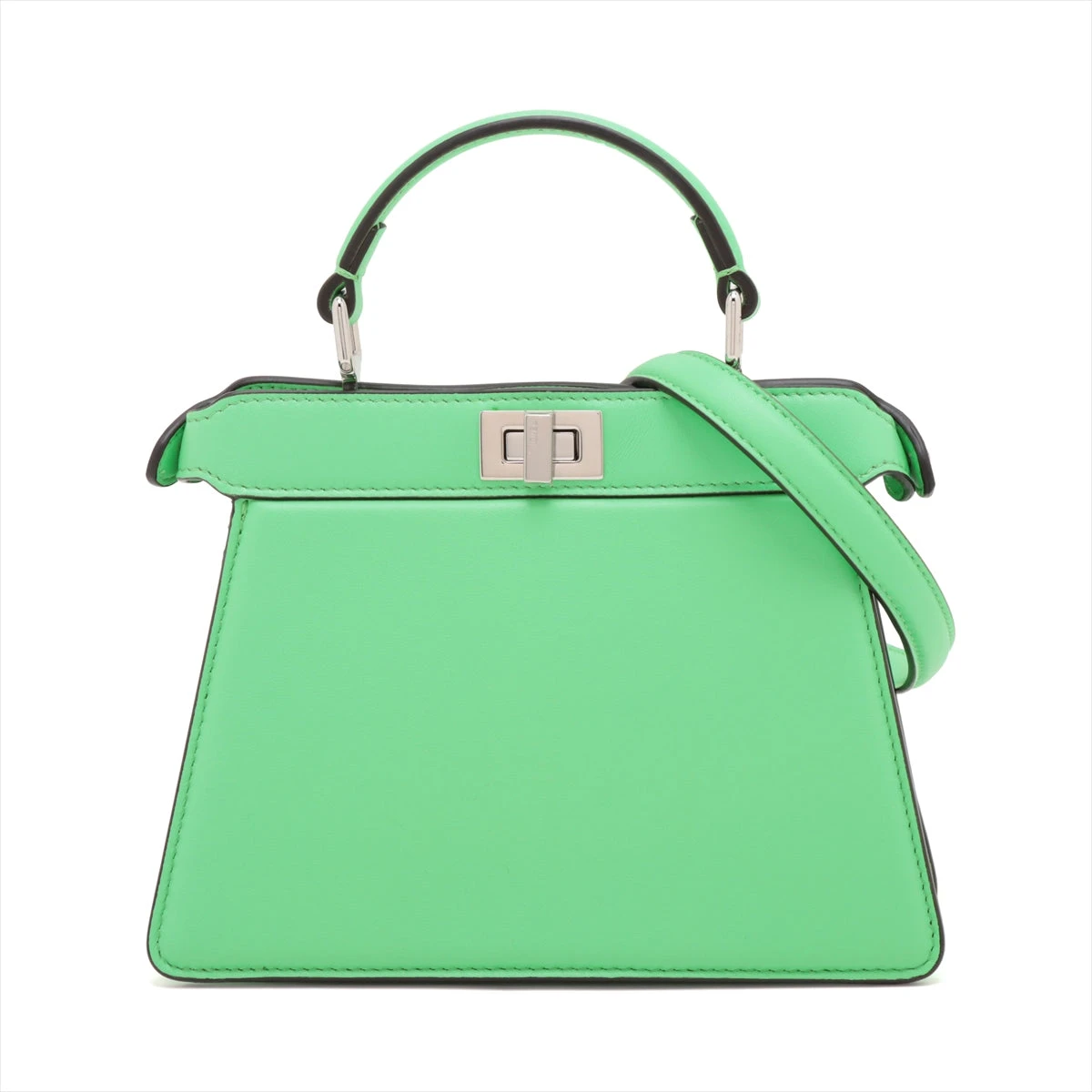 フェンディ ピーカブー アイシーユー ミニ レザー 2WAYハンドバッグ  