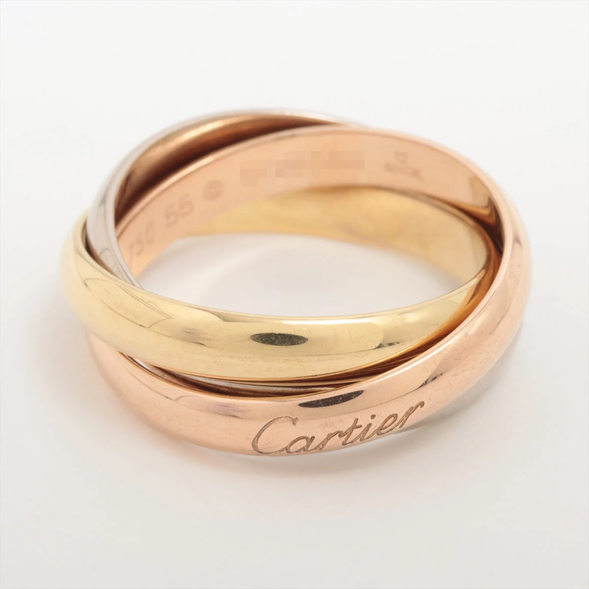 カルティエ トリニティ リング 750 9.4g 55 A3103914｜中古ブランド品 