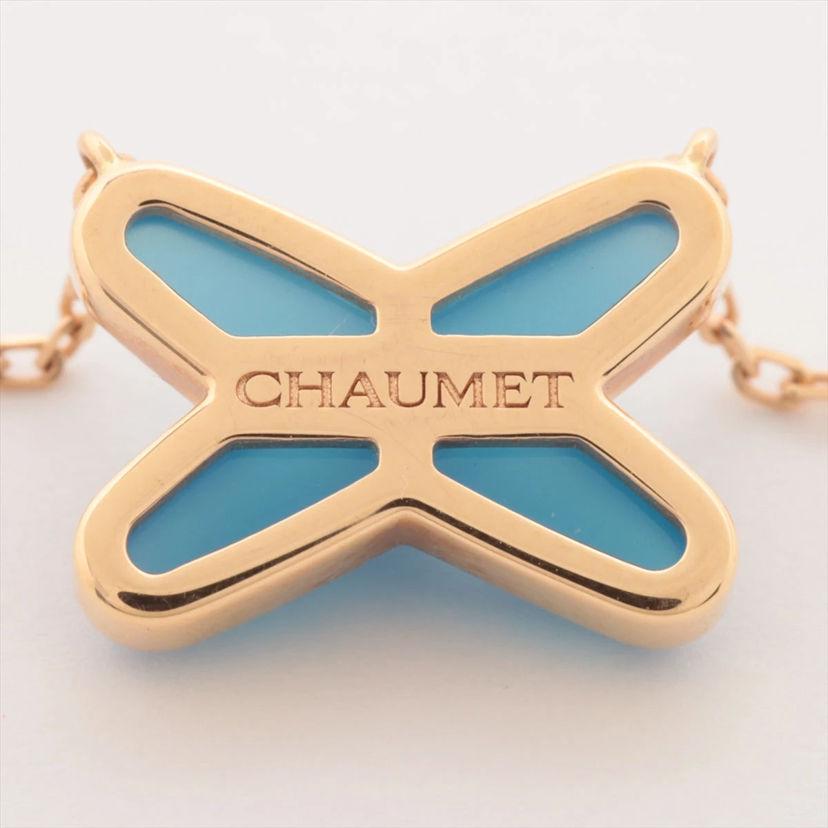 シュエット　フェットドゥミュゲのボンネット（ブルーアンソレイエ） シュエット フェットドゥミュゲのボンネット（ブルー