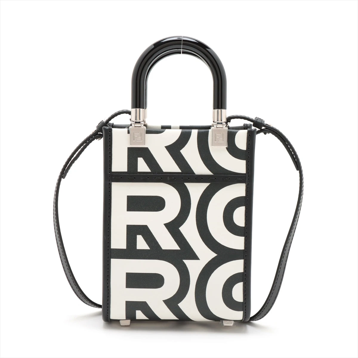 美品 フェンディ 22AW マークジェイコブス 2way ブラックグレー 3XL