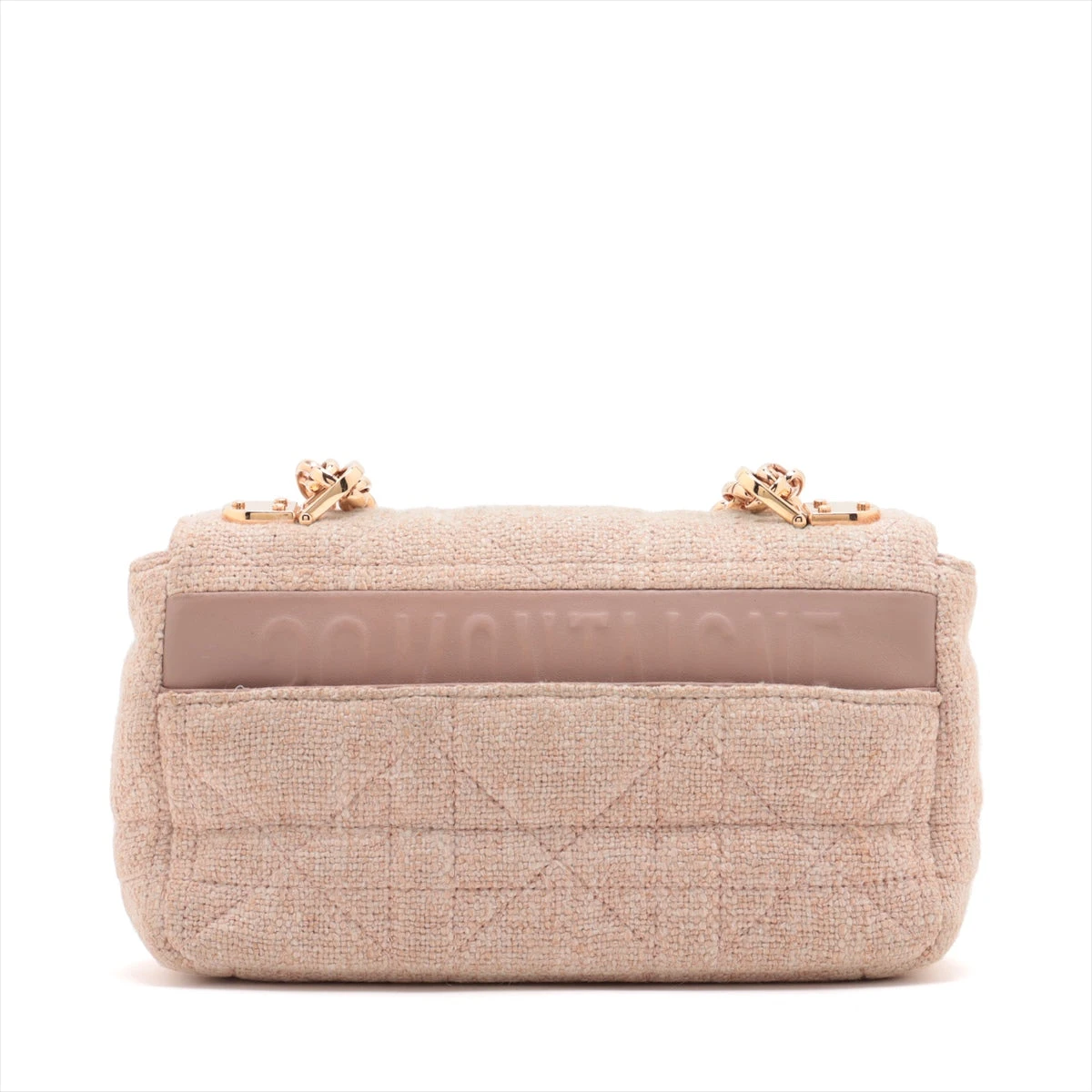 クリスチャンディオール カロ ツイード チェーンショルダーバッグ