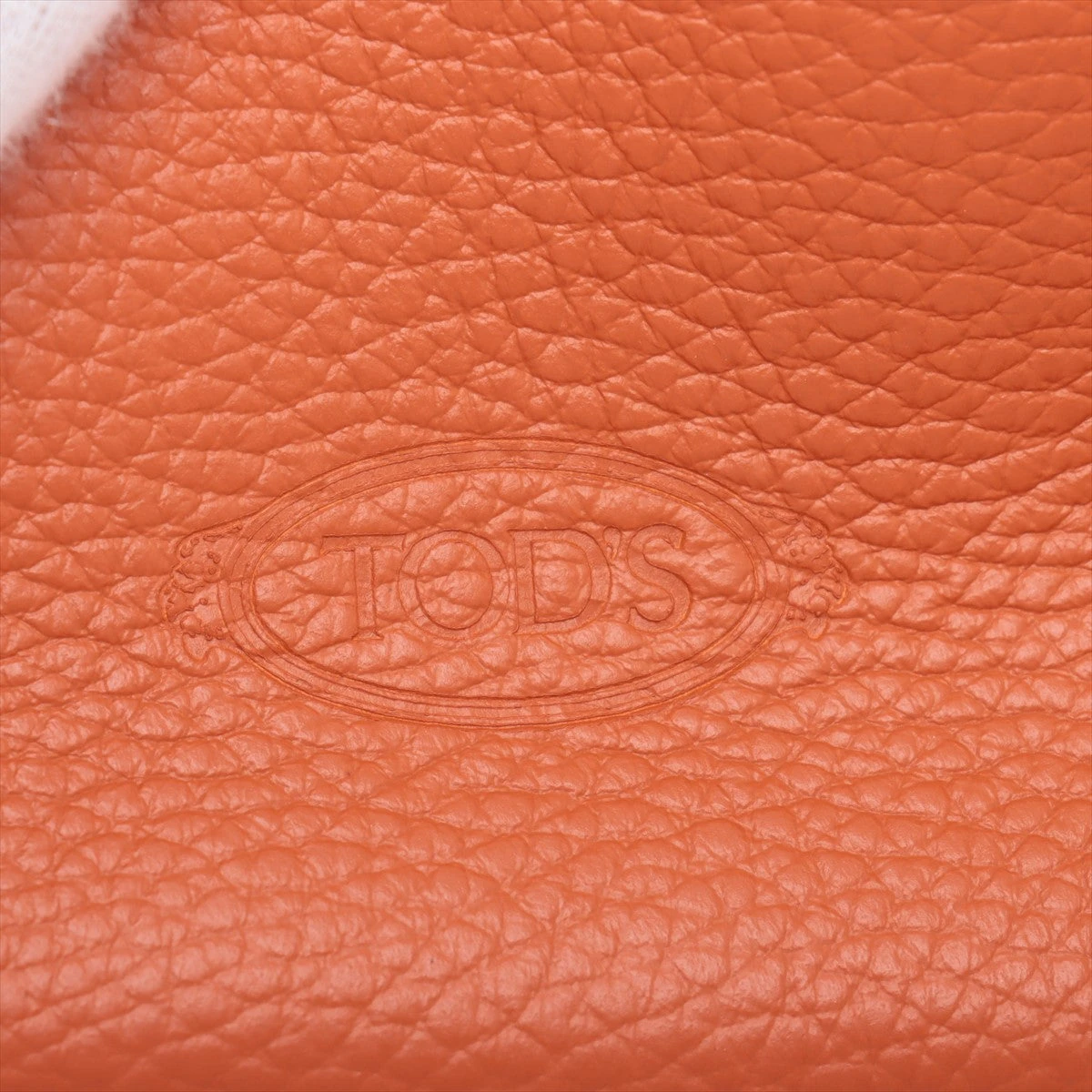 美品✨ ザ タウン クラシックタウン 2way ハンドバッグ レザー オレンジ トッズ TOD'S レディース ショルダーバッグ オレンジ