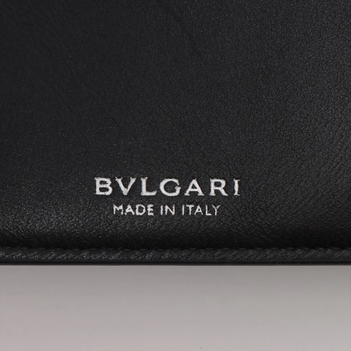 ブルガリ インフィニートゥム レザー 札入れ ブラック YZ064878｜中古