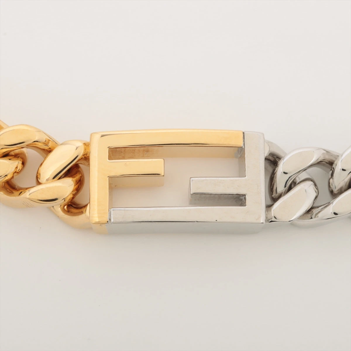 フェンディ ブレスレット S GP ゴールド×シルバー A3105116｜中古 