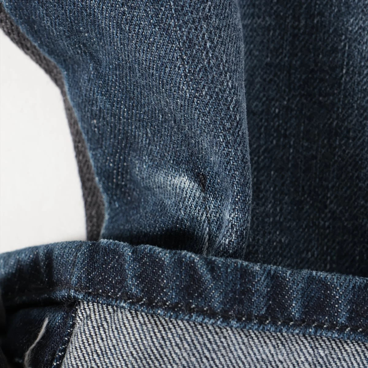 シャネル ココボタン P41 コットン デニムパンツ 36 レディース 