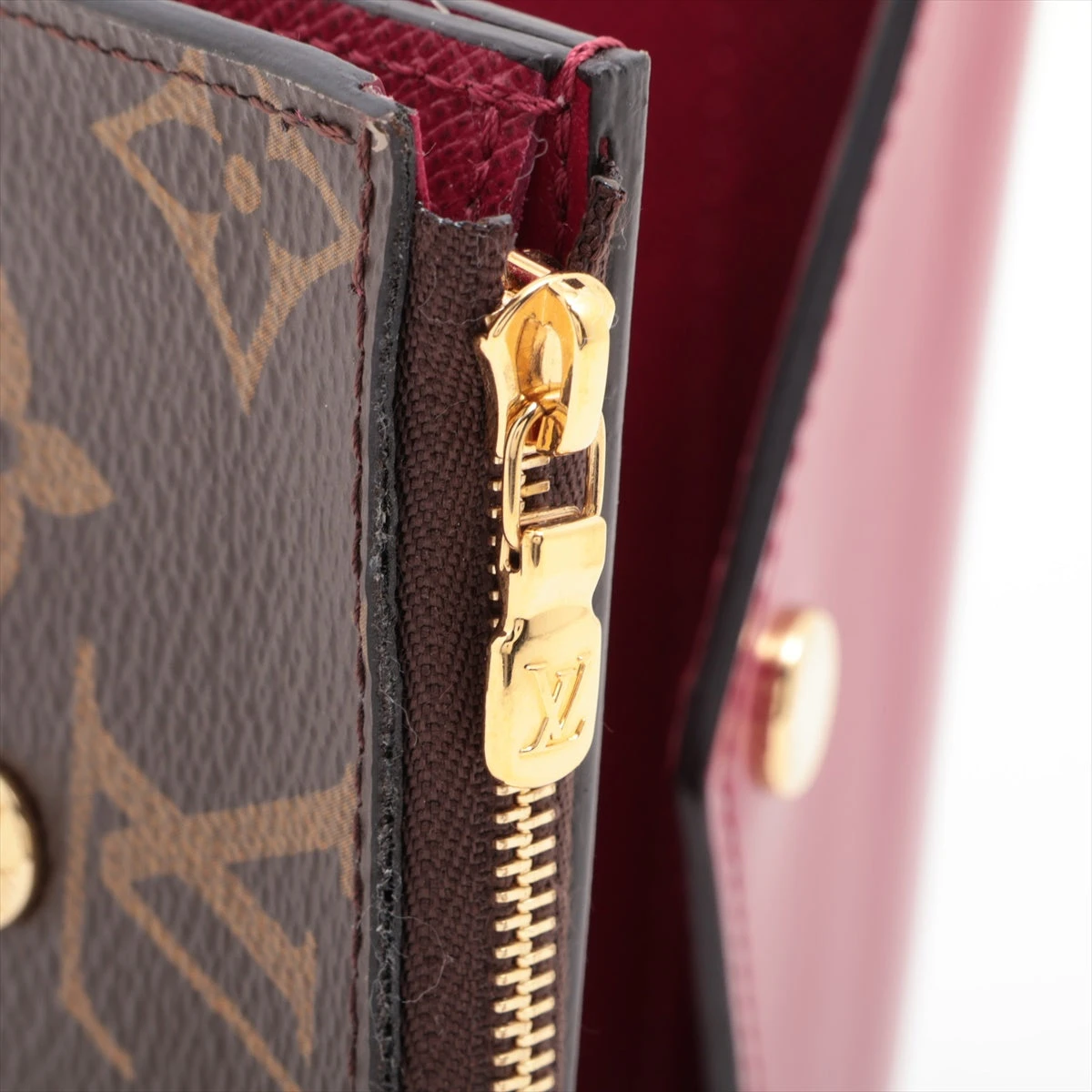 ヴィトン モノグラム ポルトフォイユゾエ M62932 フューシャ