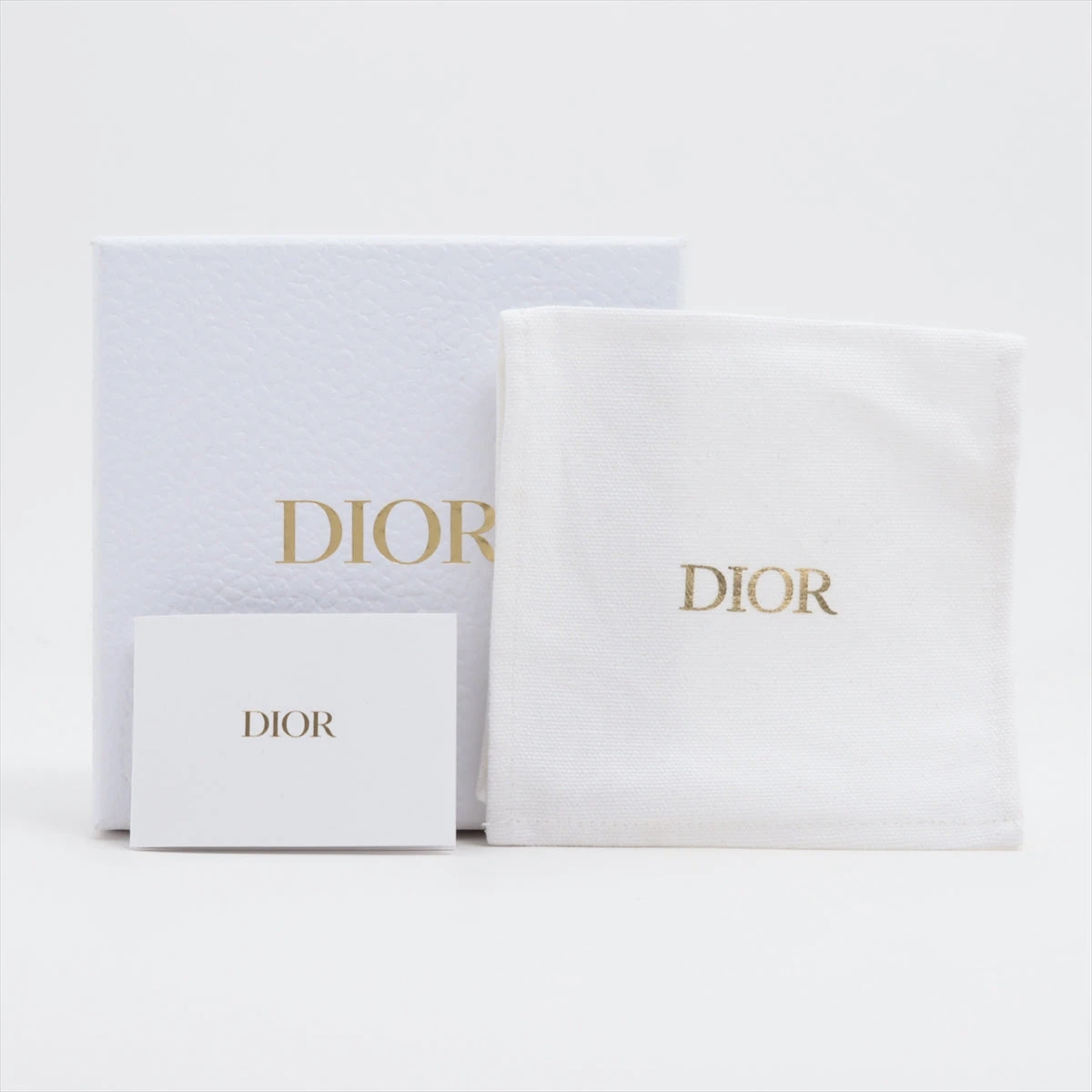ディオール Diorロゴ ブレスレット GP×フェイクパール シルバー 