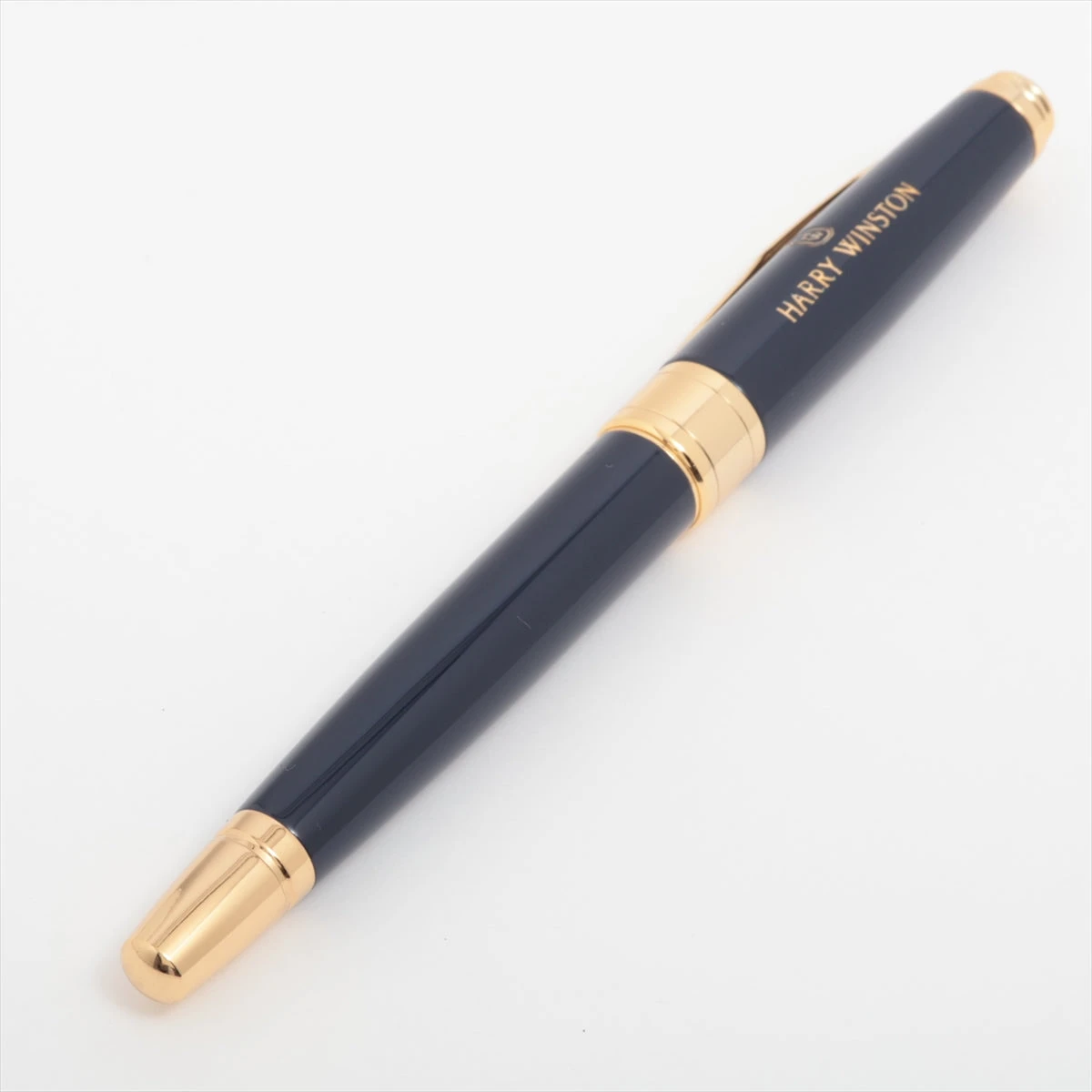 ハリーウィンストン ボールペン GP ネイビー×ゴールド A3115538｜中古