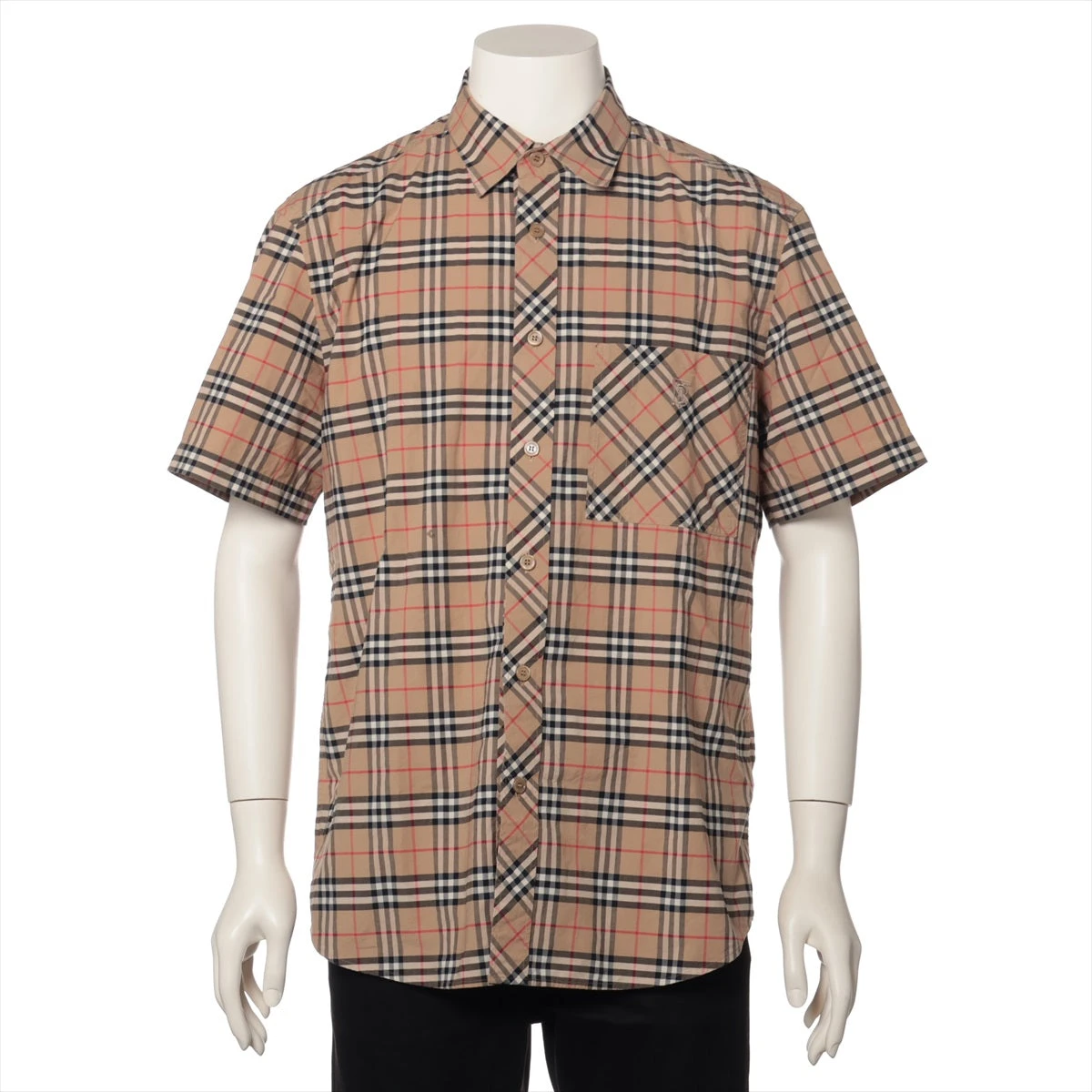 ✨美品【Burberrys】ノヴァチェック/半袖シャツ/15BR/大きめ/2XL ✨美品【Burberrys】ノヴァチェック/半袖シャツ/15BR/大きめ/2XL