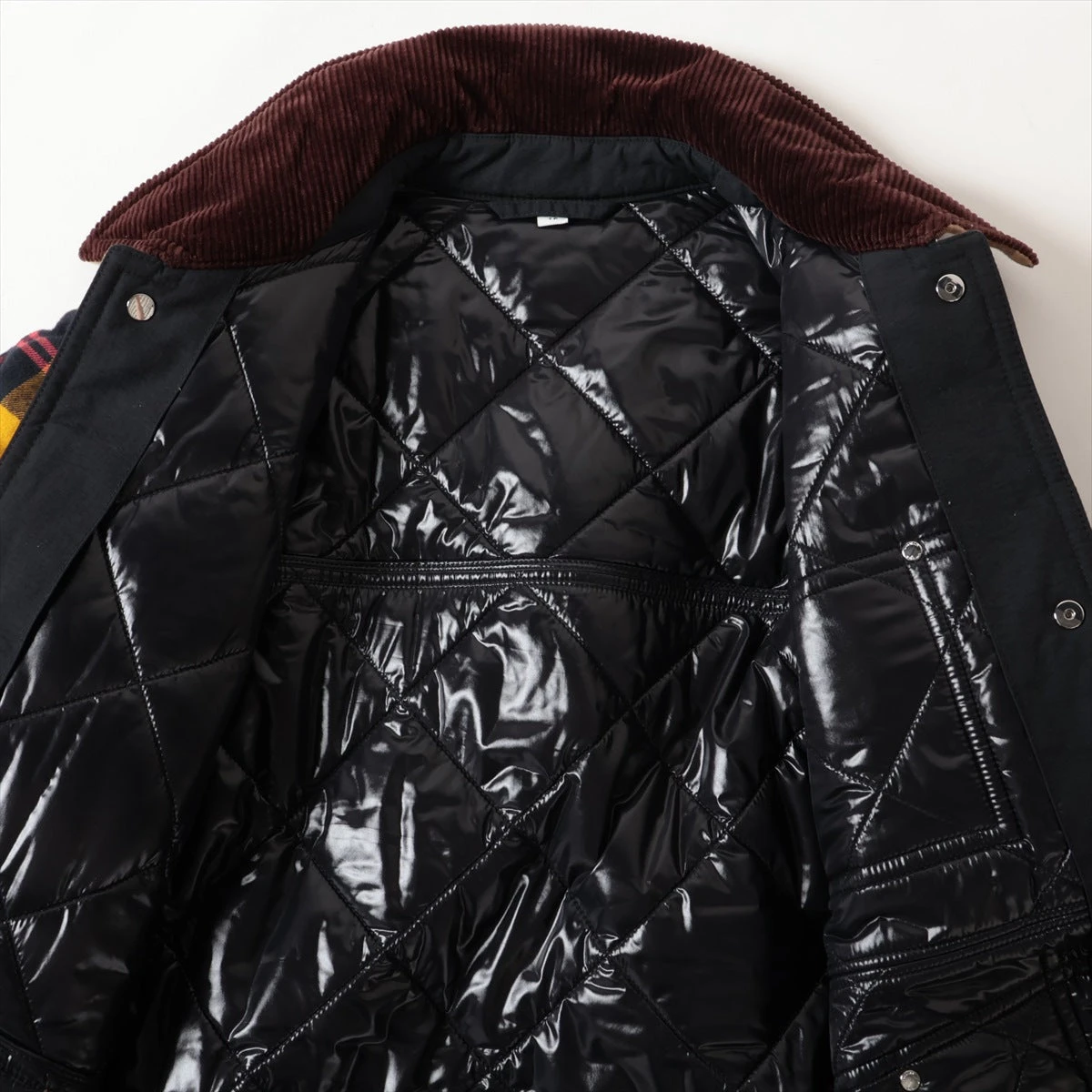 バーバリー コットン×ナイロン キルティングジャケット XS メンズ