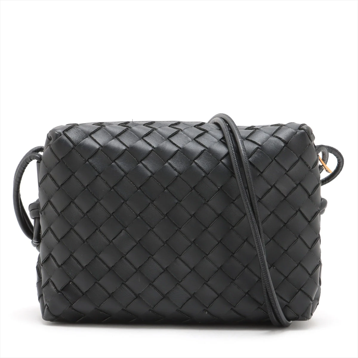 美品！ボッテガヴェネタ カンパーナ ショルダーバッグ トートバッグ ラムレザー黒 美品！ボッテガヴェネタ カンパーナ ショルダーバッグ トートバッグ