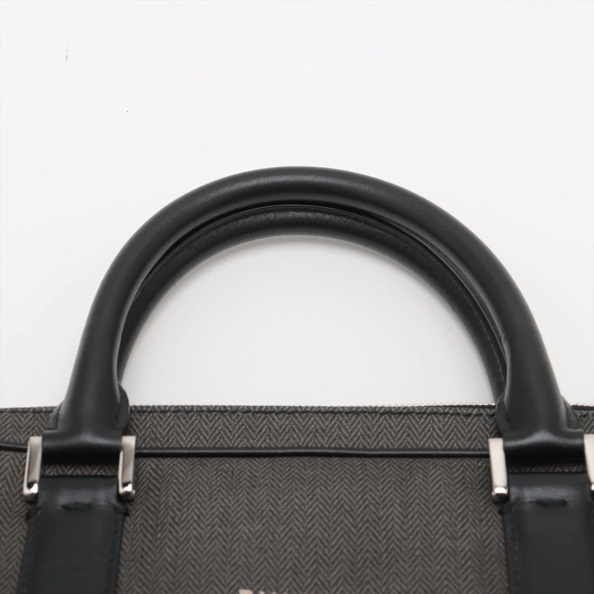 ブルガリ ウィークエンド PVC×レザー 2WAYビジネスバッグ ブラック