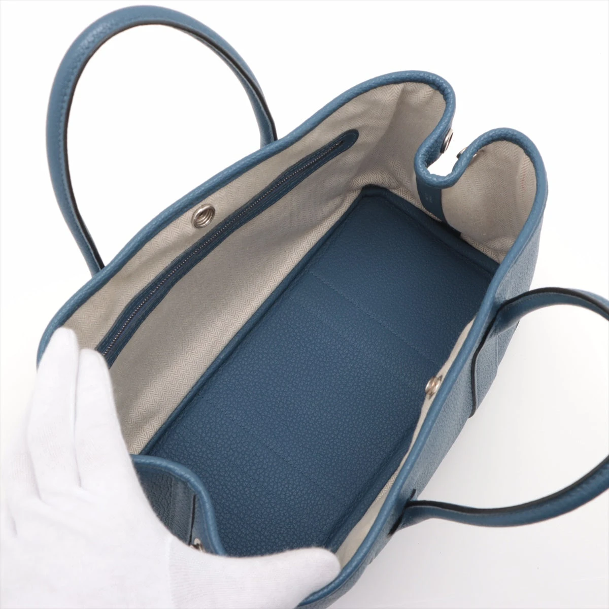 エルメス ガーデンパーティ30 TPM ネゴンダ ブルーアガット シルバー