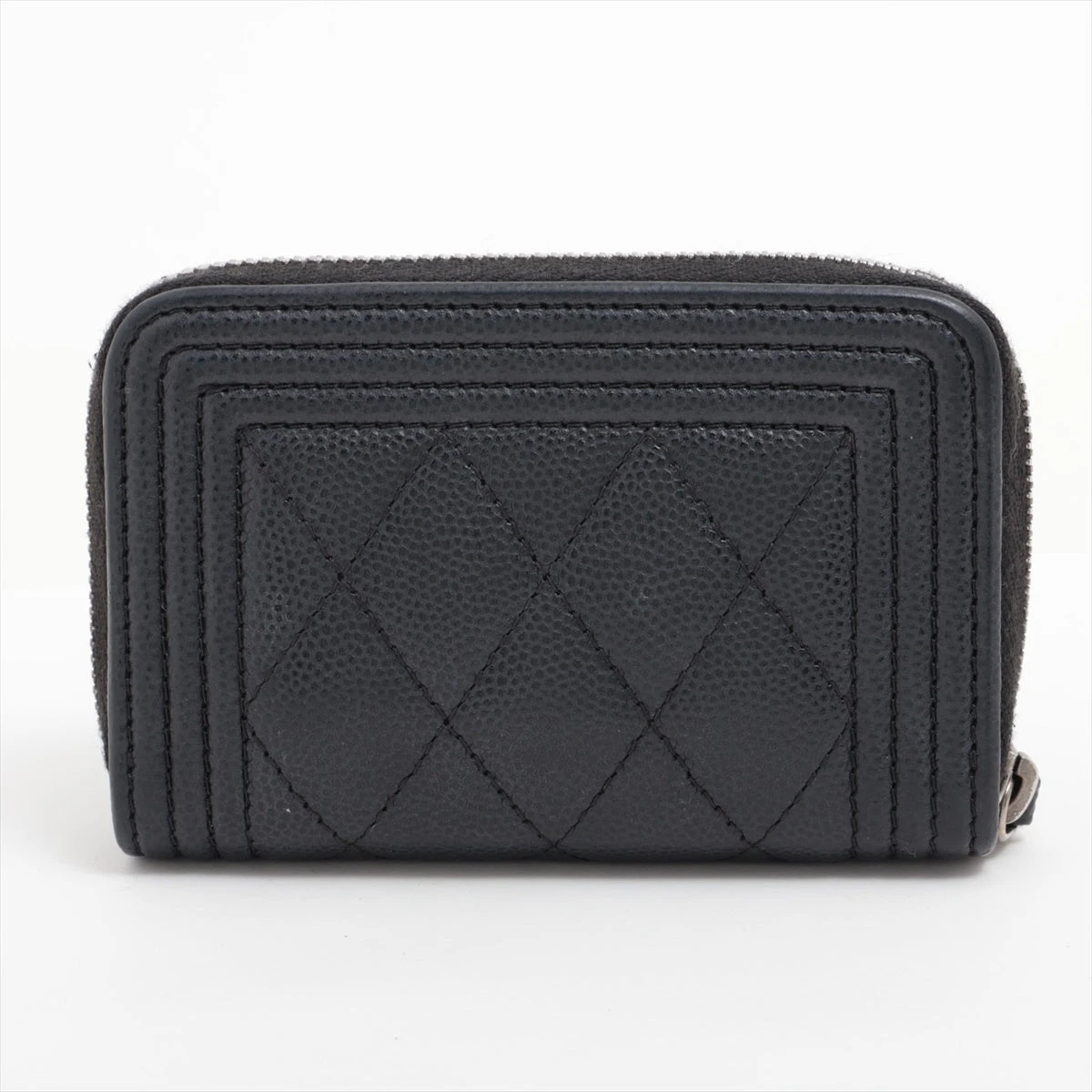 【美品】CHANEL シャネル ボーイシャネル マトラッセ コインケース 銀 シャネル CHANEL CHANEL コインケース BOY CHANEL ボーイ