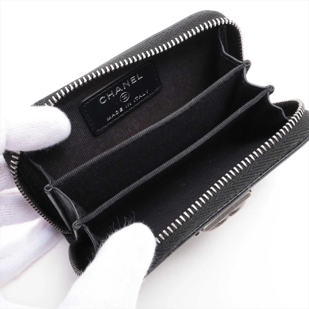 【正規品】CHANEL ボーイシャネル キャビアスキン コインケース CHANEL シャネル コインケース BOY ボーイシャネル A80602
