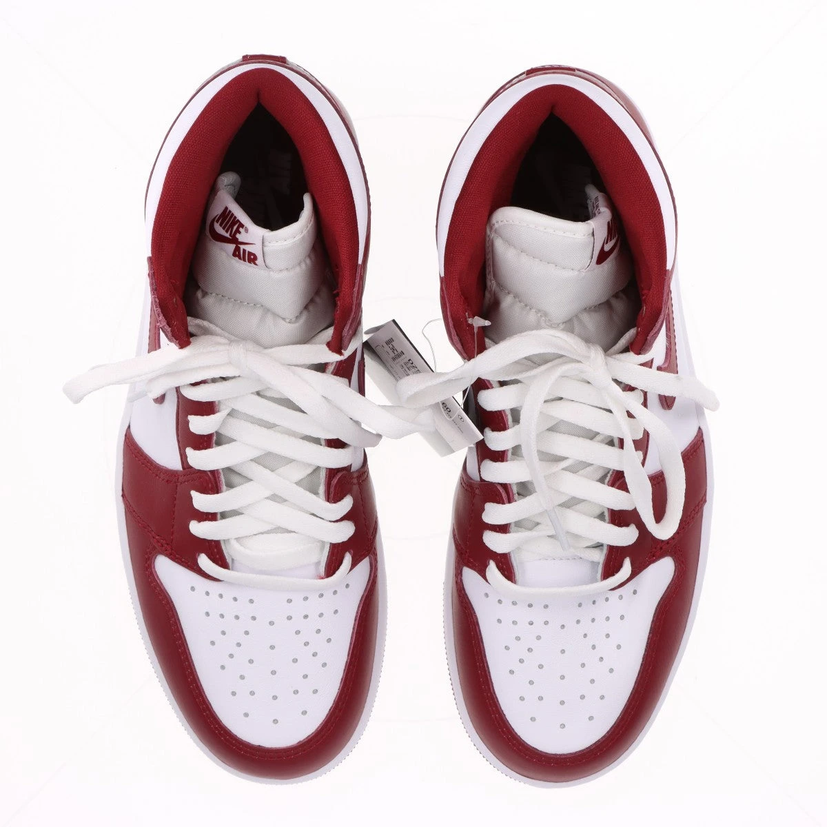 ナイキ AIR JORDAN 1 レザー ハイカットスニーカー 27cm メンズ