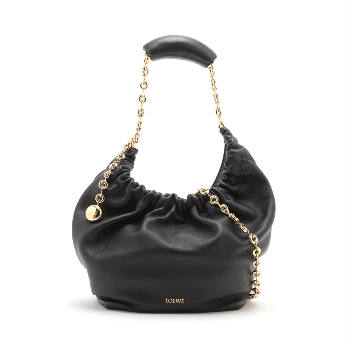 ロエベ ミッシー 黒 LOEWE ミッシースモール ハンドバッグ レザー ブラック