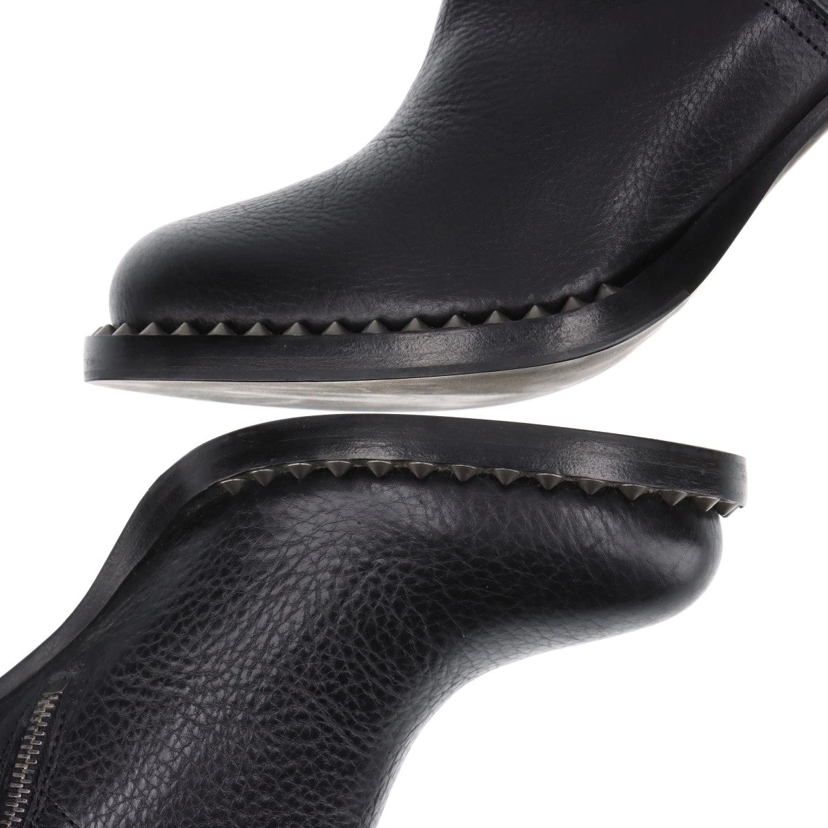 ミュウミュウ レザー ブーツ 38 レディース ブラック スタッズ