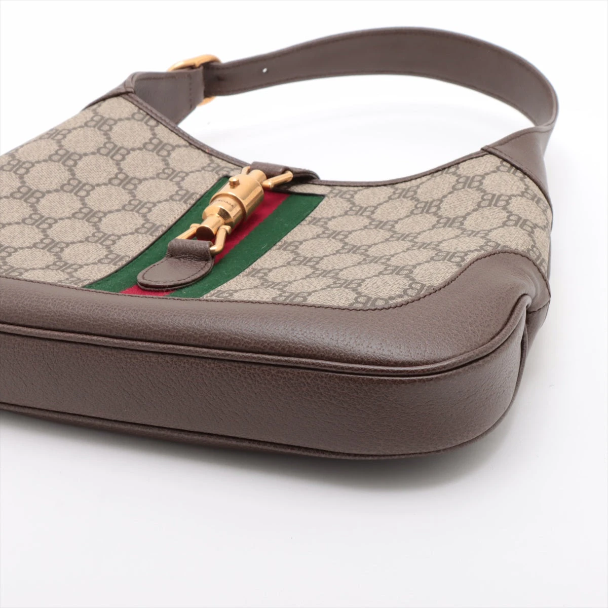 グッチ×バレンシアガ ザ ハッカー プロジェクト ショルダーバッグ PVCレザー グッチ×バレンシアガ ジャッキー ザ ハッカー プロジェクト PVC×レザー