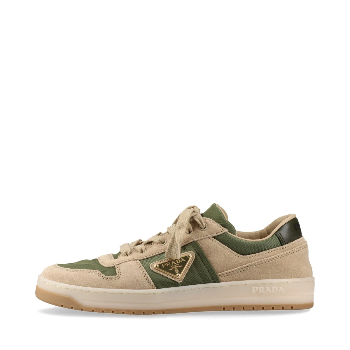 ■PRADA プラダ スエード ファブリック スニーカー プラダ スエード×ファブリック スニーカー 5 1/2 レディース