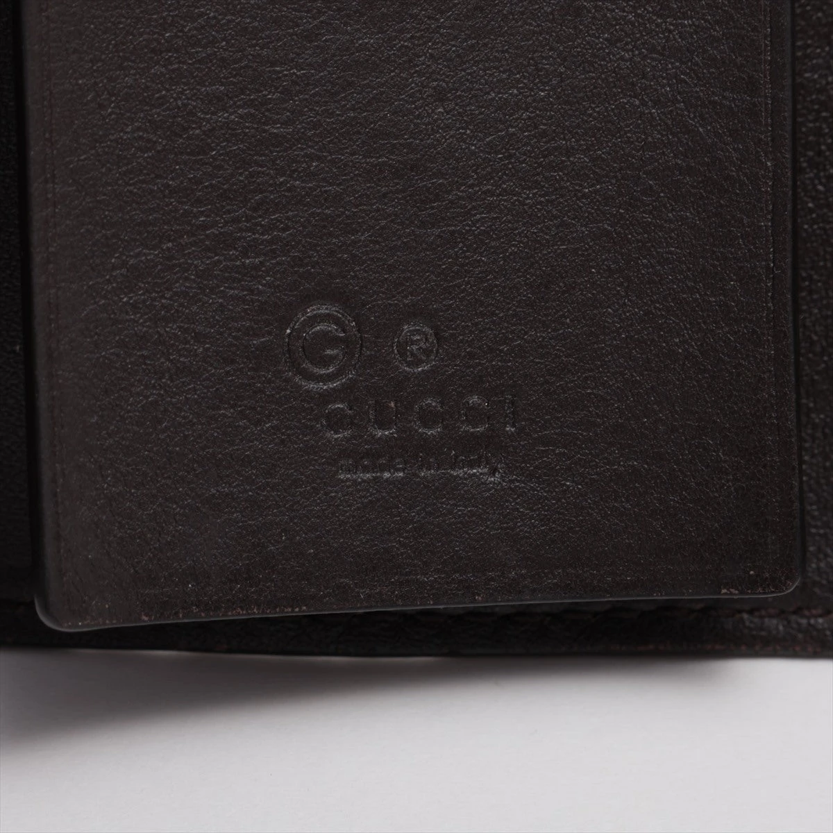 【新品未使用】GUCCI グッチ キーケース シマレザー マイクロGG グッチ6連キーケース マイクログッチシマ アウトレット 黒