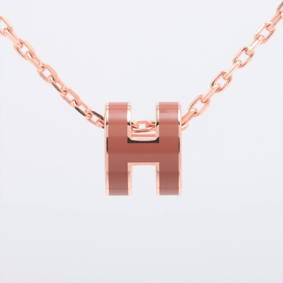 ！極美品！　エルメス　ポップアッシュ　ブラウン　ゴールド HERMES - ！極美品！ エルメス ポップアッシュ ブラウン