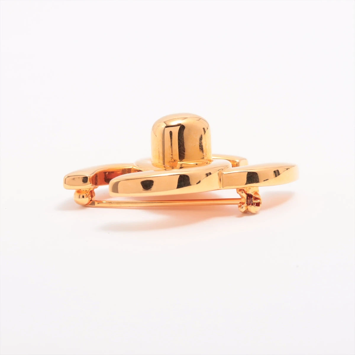 シャネル ココマーク ターンロック 96A ブローチ GP ゴールド XM015975