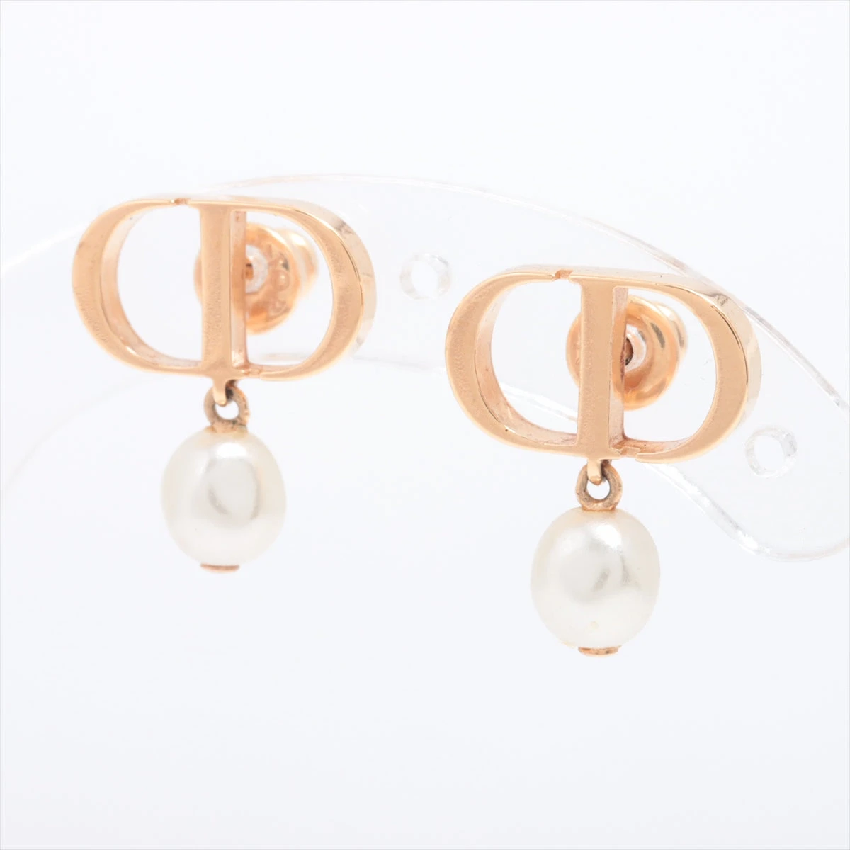 ディオール Petit CD プチCD ピアス(両耳用) GP×フェイクパール