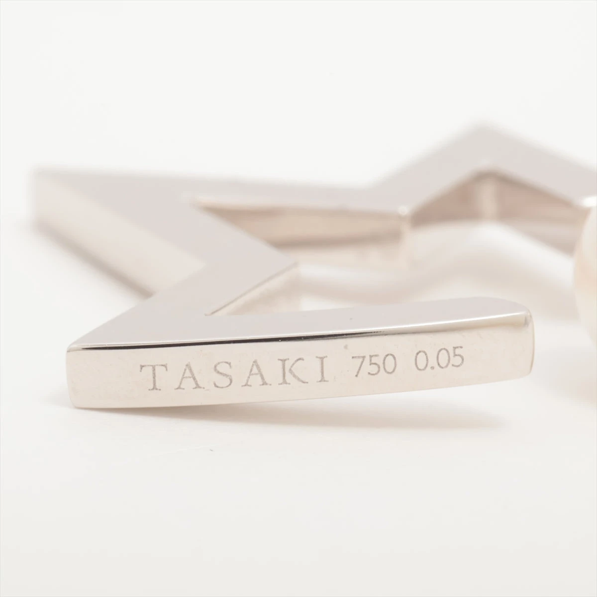 タサキ コメット プラス ネオ パール ダイヤ イヤーカフ 750(WG) 5.2g 