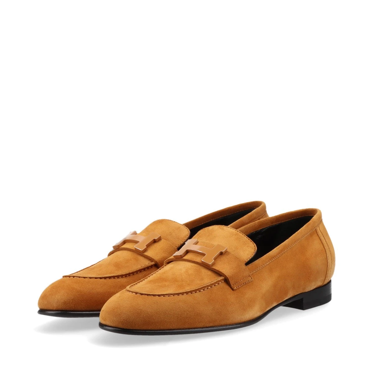 HERMES パリ コンスタンス スエードローファー エルメス パリ スエード ローファー EU38 レディース ブラウン