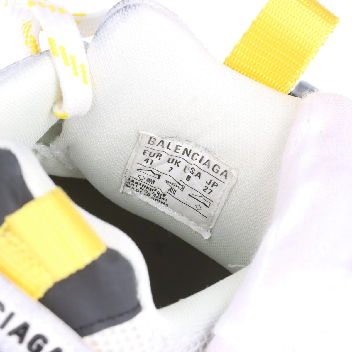 バレンシアガ カーゴ 24SS フェイクレザー×メッシュ スニーカー