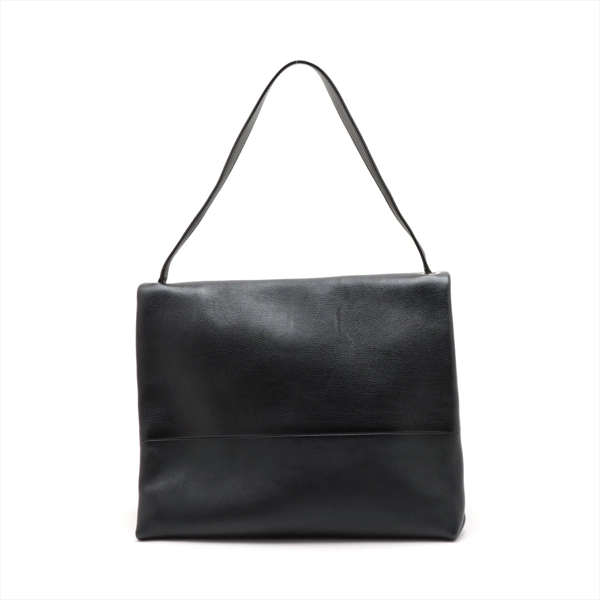 セリーヌ レザー ショルダーバッグ ブラック ZZ019963｜中古ブランド品