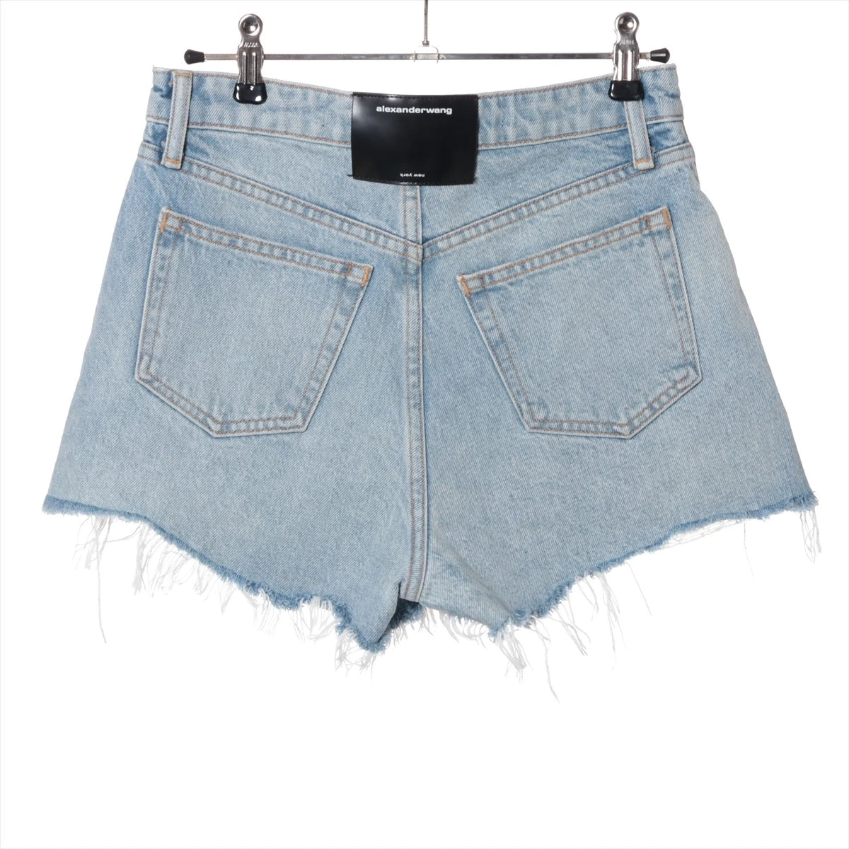 alexanderwang ライトブルー ショートパンツ ダメージ加工 デニム 楽天