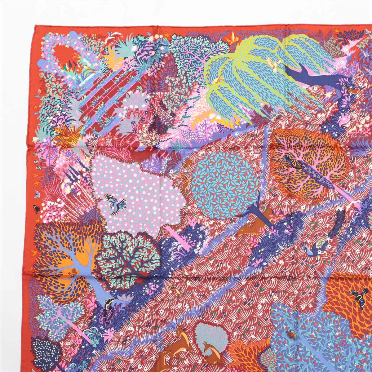 HERMES/エルメス カレ90 アンダルシアの庭園 シルク スカーフf_137