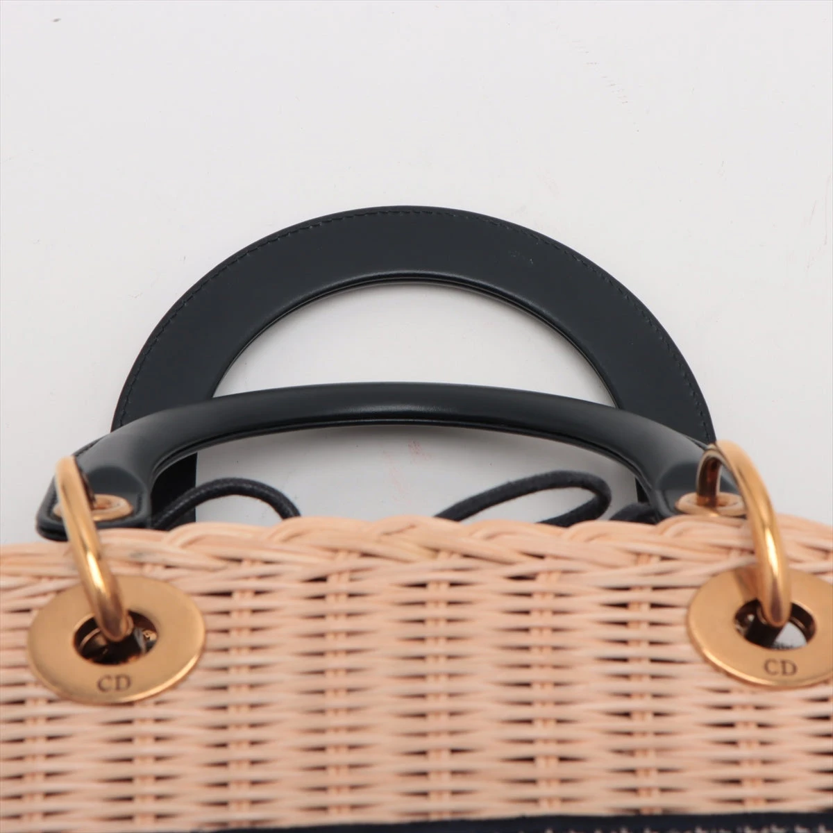 ノベルティ　ディオール　CHRISTIAN DIORかごバッグ ウィッカー Christian Dior - 超美品！102万円相当‼︎Christian Diorカゴ