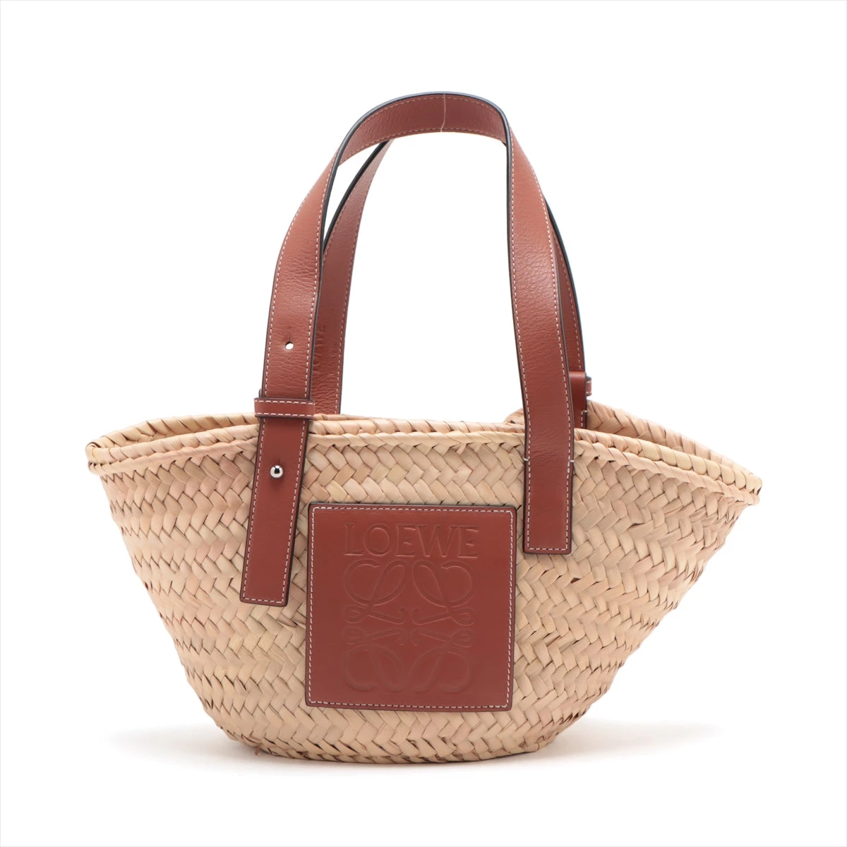 【LOEWE】アナグラムバスケットバッグ スモール ラフィア&カーフ 三越伊勢丹 | LOEWE/ロエベ通販 | アナグラム バスケットバッグ
