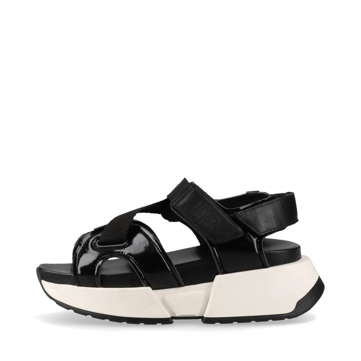 Maison Margiela メゾンマルジェラ サンダル 黒 2007425A0200 Maison Margielaメゾンマルジェラ 22 TABI足袋スプリットソール