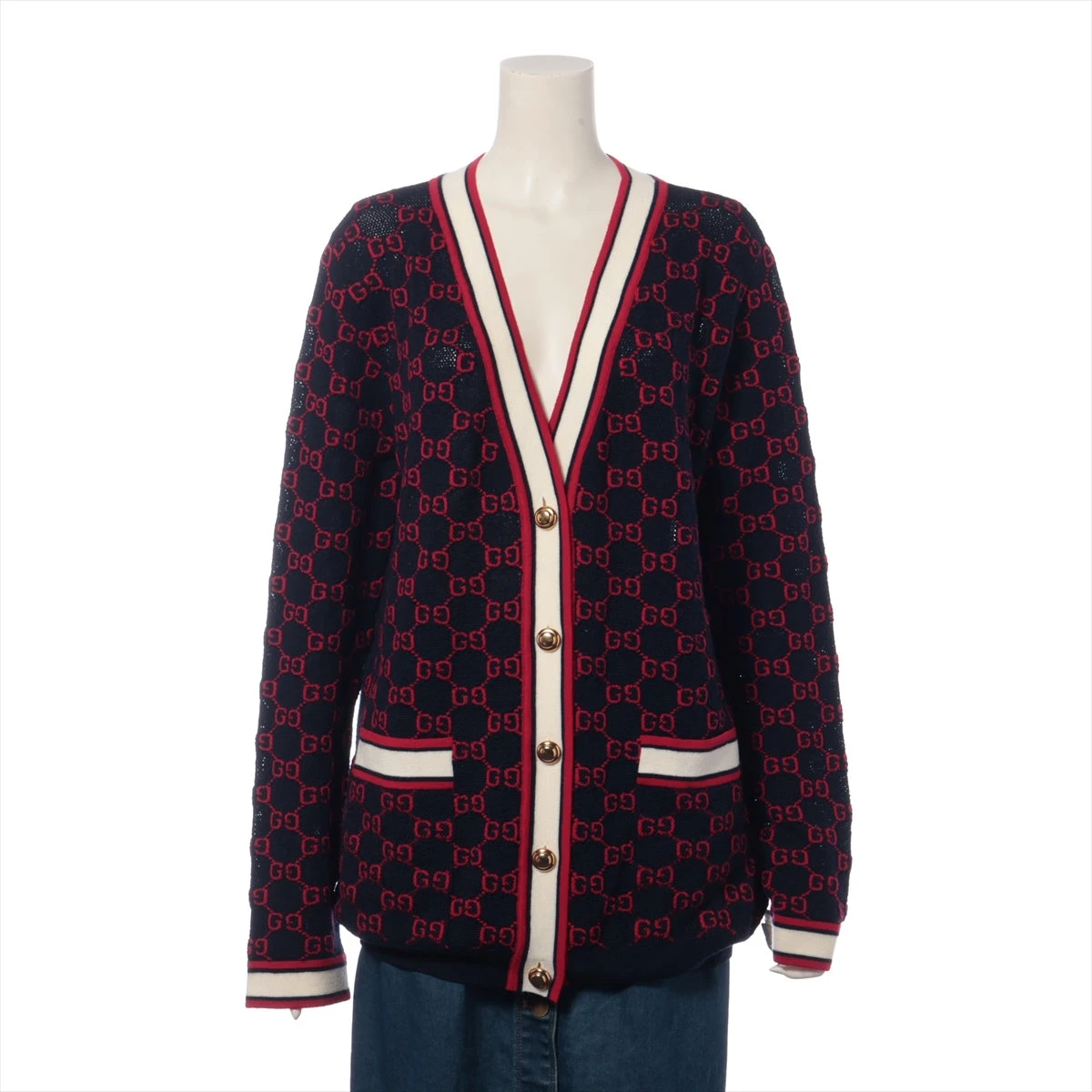 GUCCI ウールカーディガン L GUCCI ウールカーディガン L