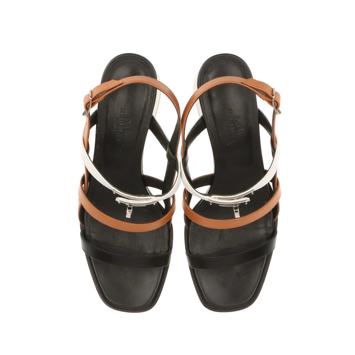 エルメス クレア レザー サンダル 37 レディース ブラック ルーリス エルメス クレア レザー サンダル 37 レディース ブラック ルーリス