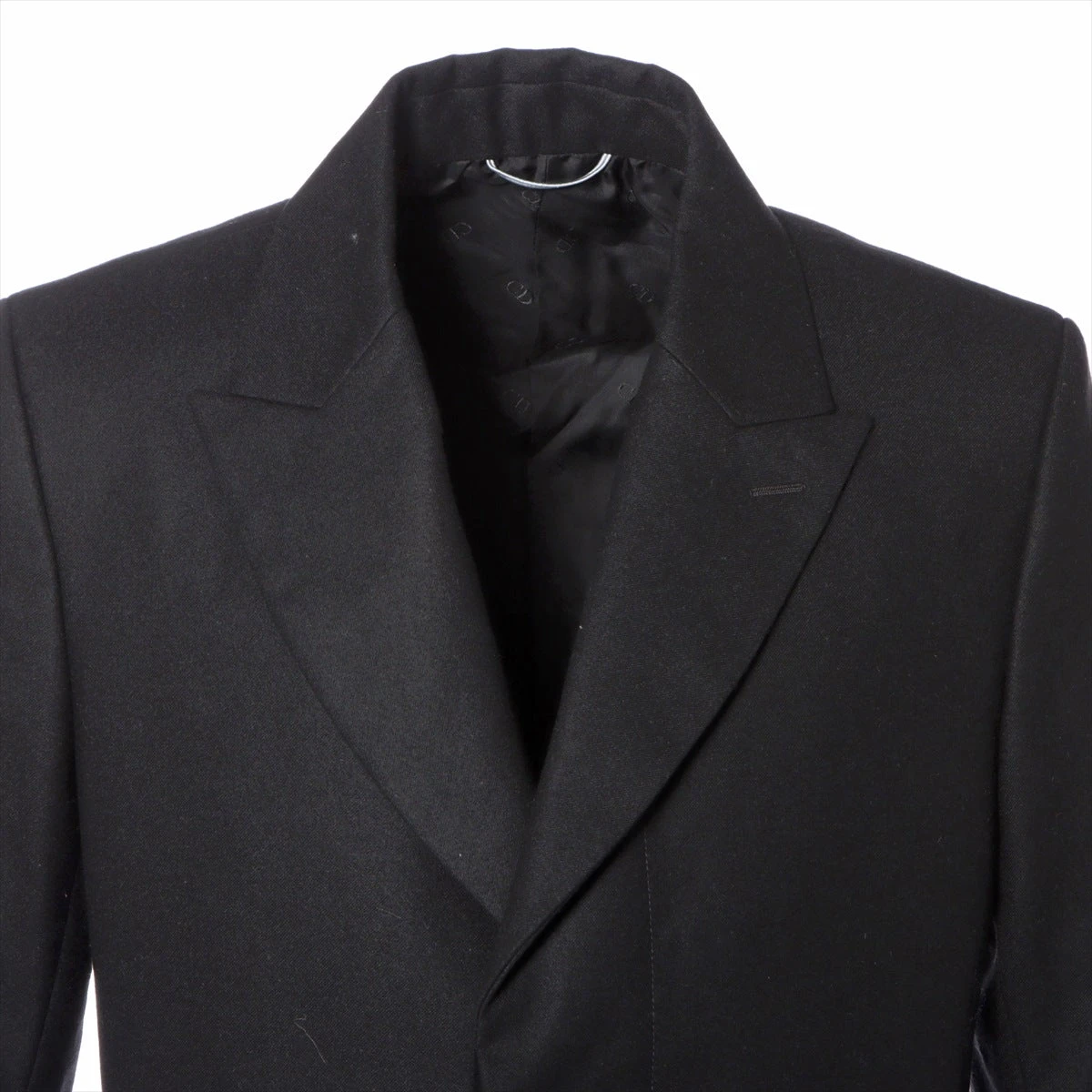 ディオールオム Dior HOMME チェスターコート ロングコート 黒