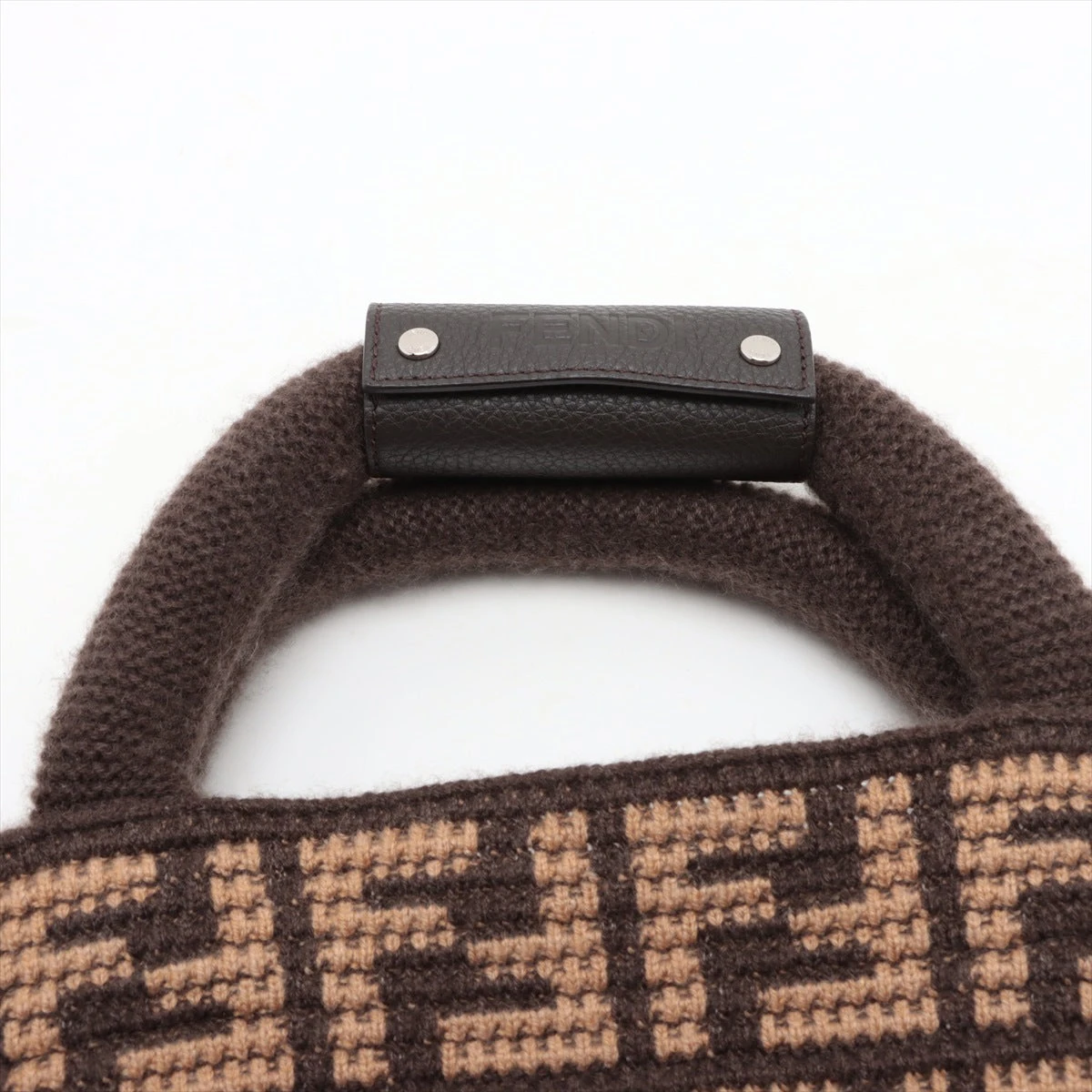 Fendi FFロゴ トートバッグ ブラウン・ブラック Fendi FFロゴトートバッグ ブラウン/ブラック