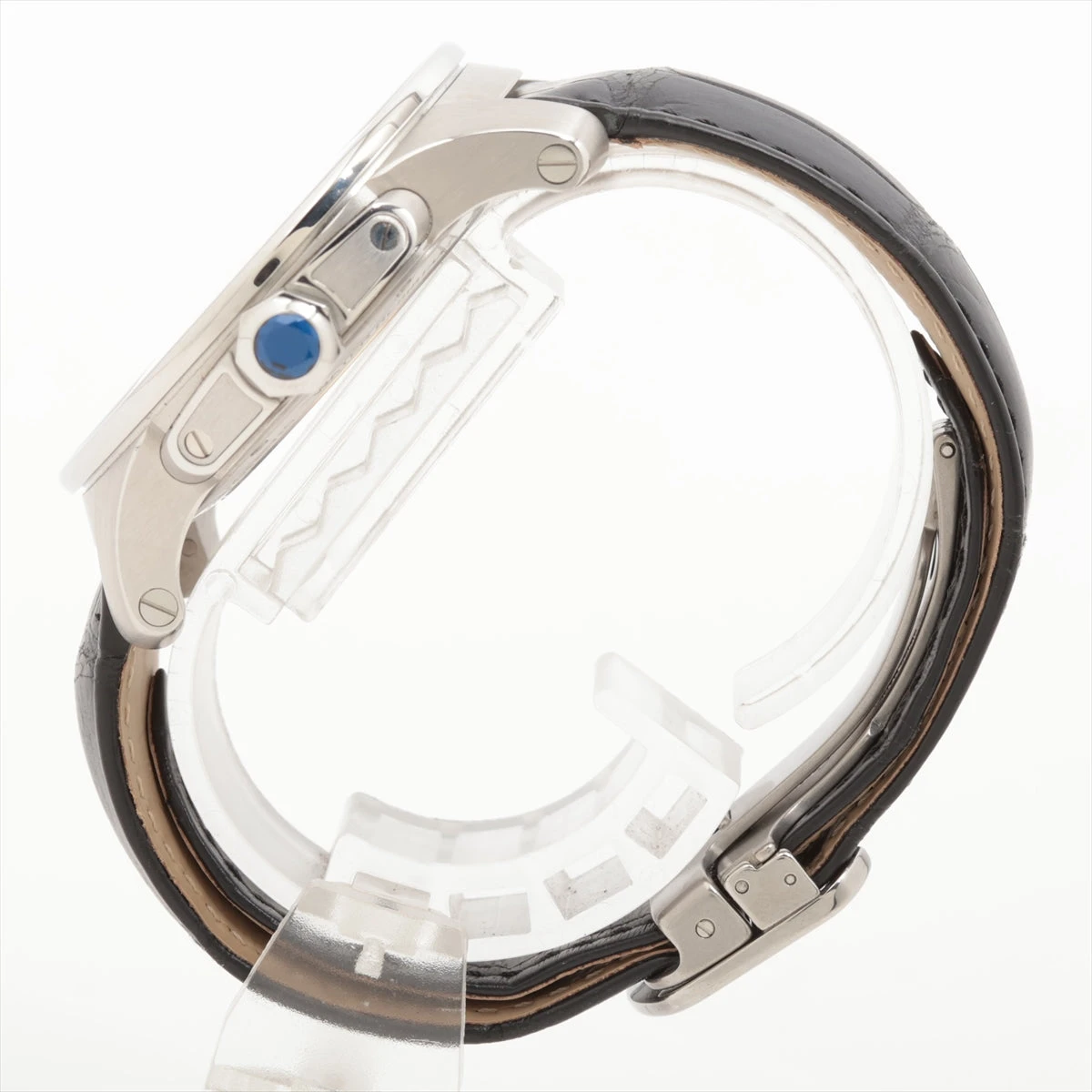 カリブル　ドゥ　カルティエ38mm WSCA0003 SS 革バンド　ホワイト レンタル商品【WSCA0003】Cartier カリブルドゥカルティエ