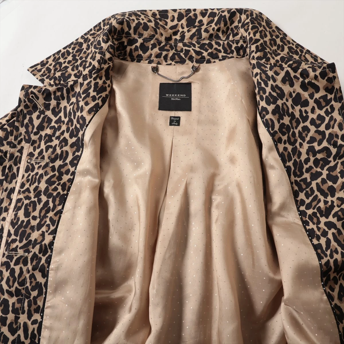 マックスマーラウィークエンド ポリエステル ステンカラーコート J40