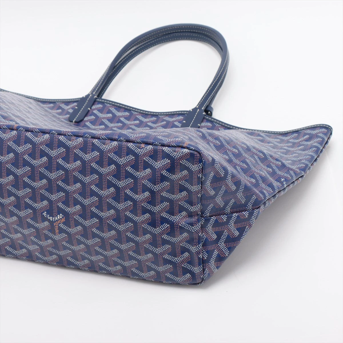 ゴヤール PVCレザー サン・ルイ PMトートバッグ ゴヤール GOYARD サンルイPM ブラック PVC/レザー レディース