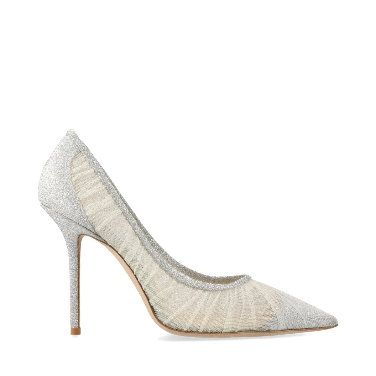 JIMMY CHOO シルバー レース ハイヒール JIMMY CHOO[ ジミーチュウ ] -ROMY LACE- | Micie.MIA