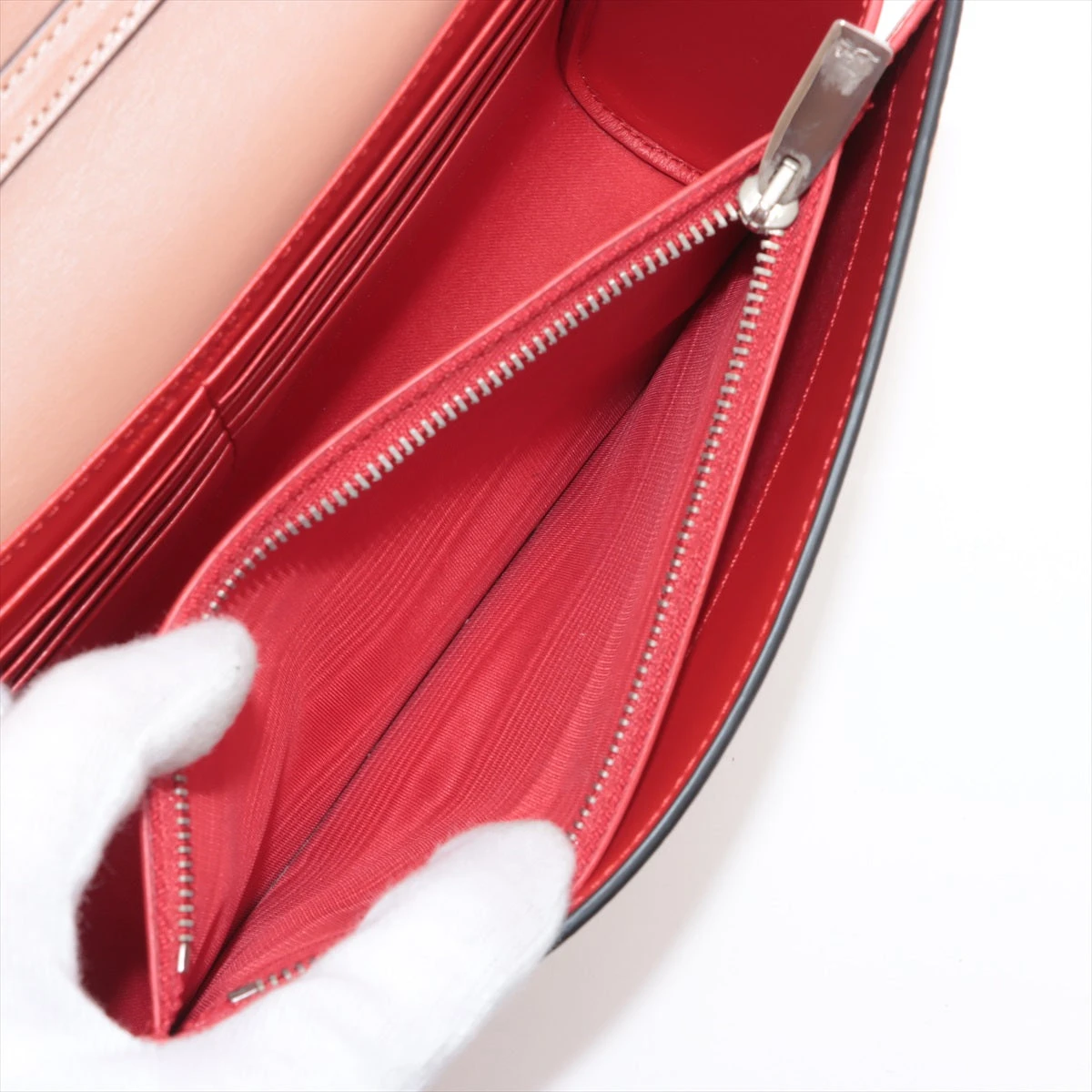 クリスチャンルブタン パネトーネ レザー×スタッズ チェーンショルダー