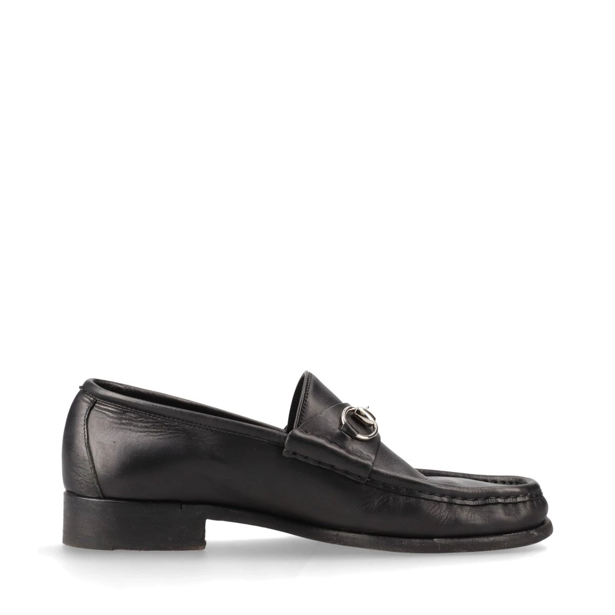 グッチ レザーパンプス ホースビット ブラック GUCCI グッチ ホースビット レザー ヒール ローファー パンプス