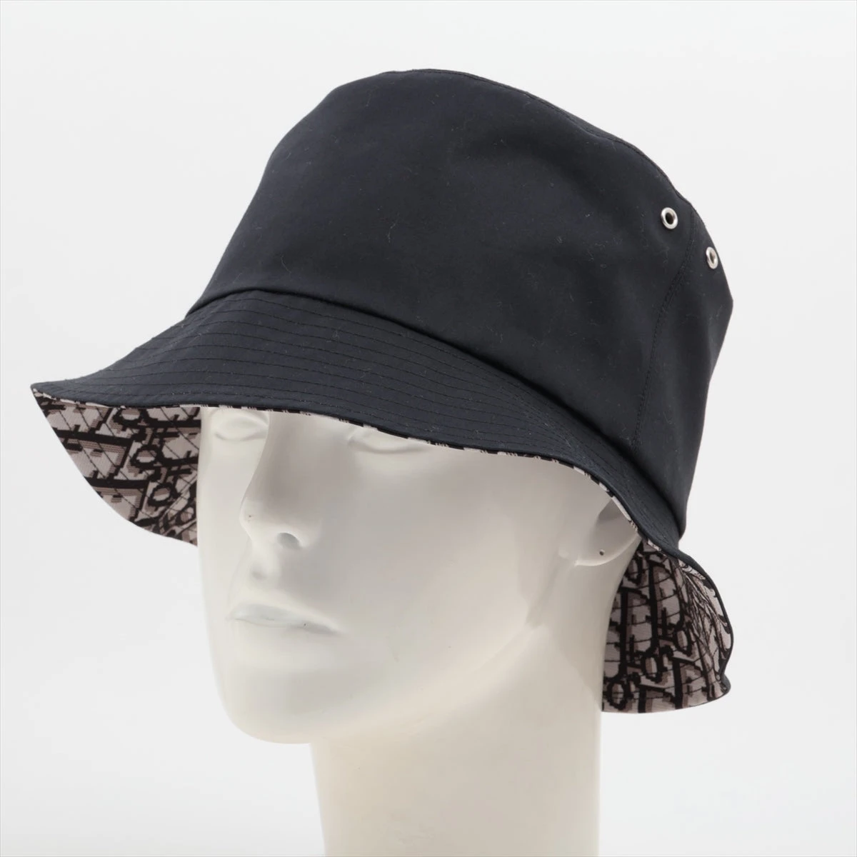 Dior クリスチャンディオール リバーシブル ハット テディ―D オブリーク すぐ届く 直営店 DIOR TEDDY-D バケットハット リバーシブル